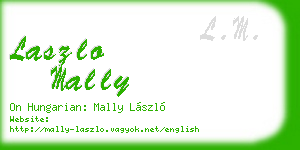 laszlo mally business card